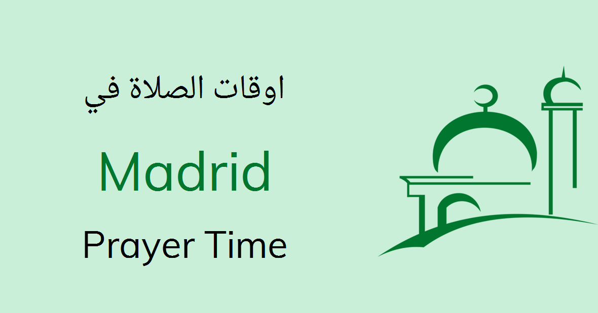 namaz time madrid