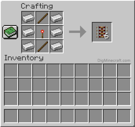 how to make redstone rails