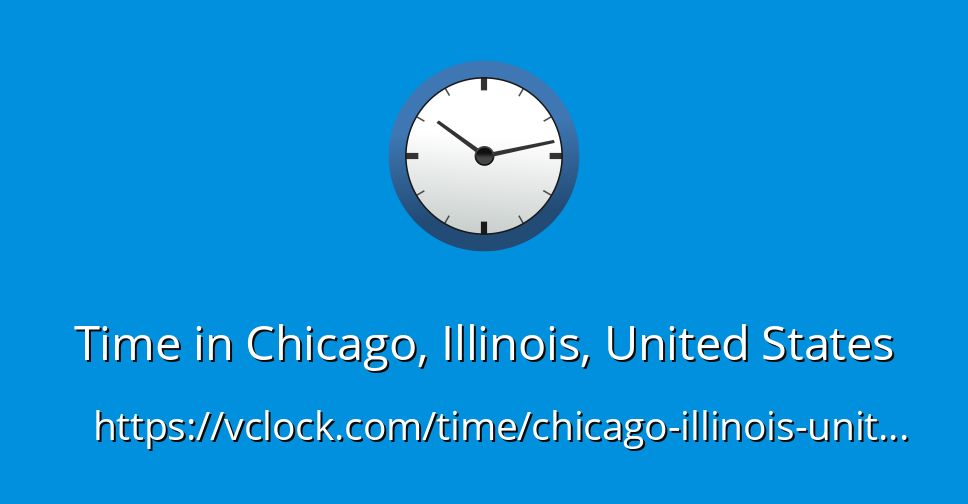 chicago il usa time