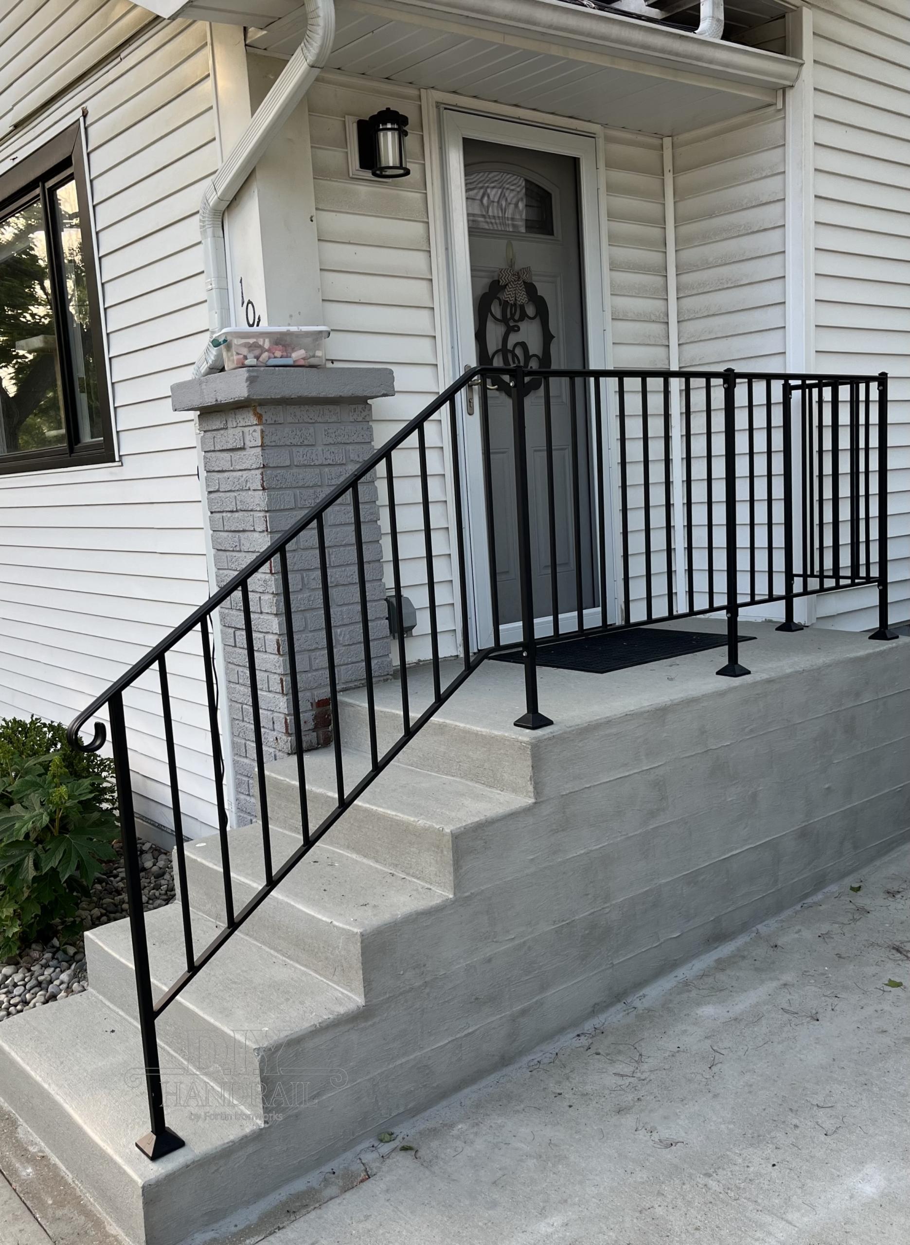 outside railings for concrete steps