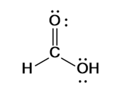 lewis diagram for hcooh