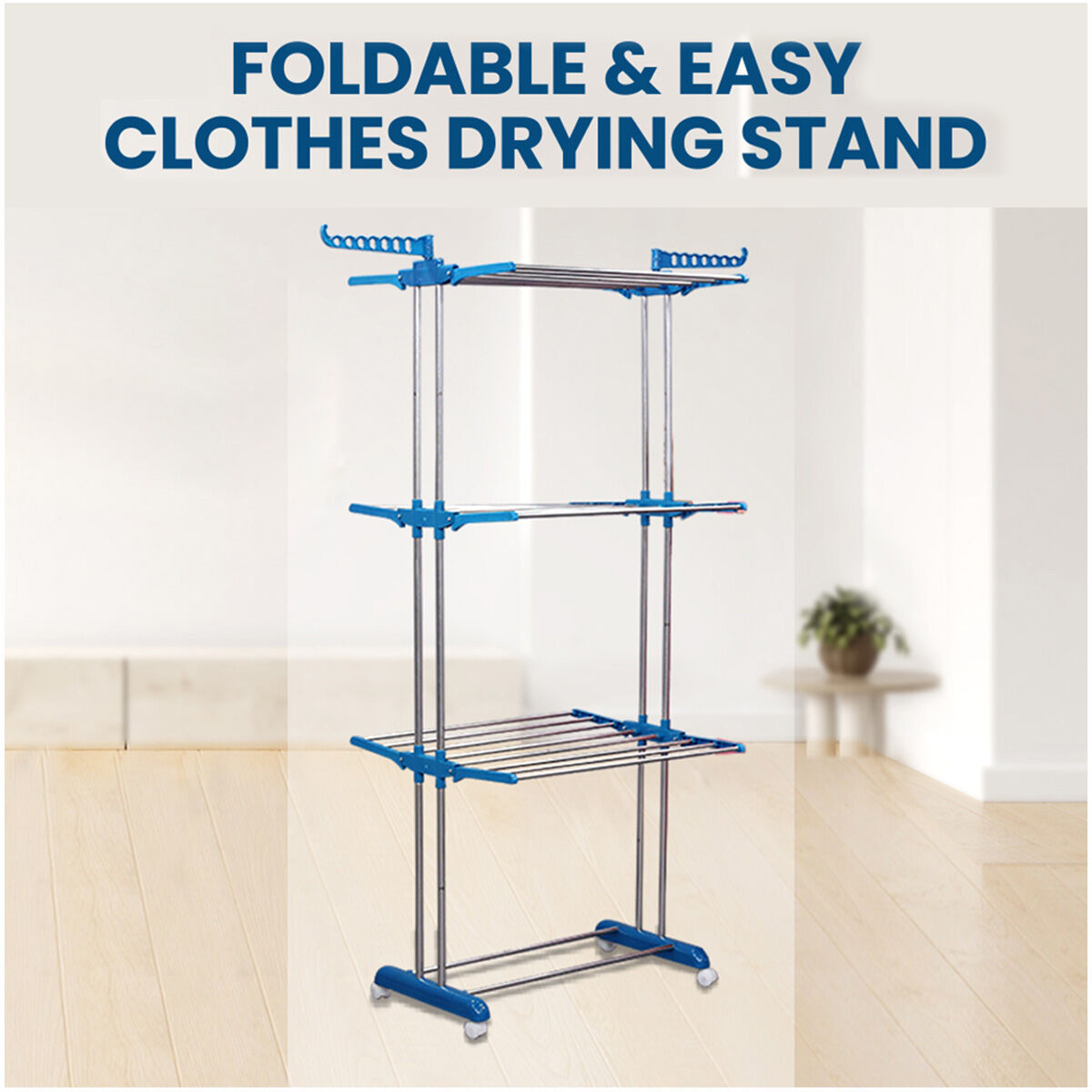 folding cloth drying stand