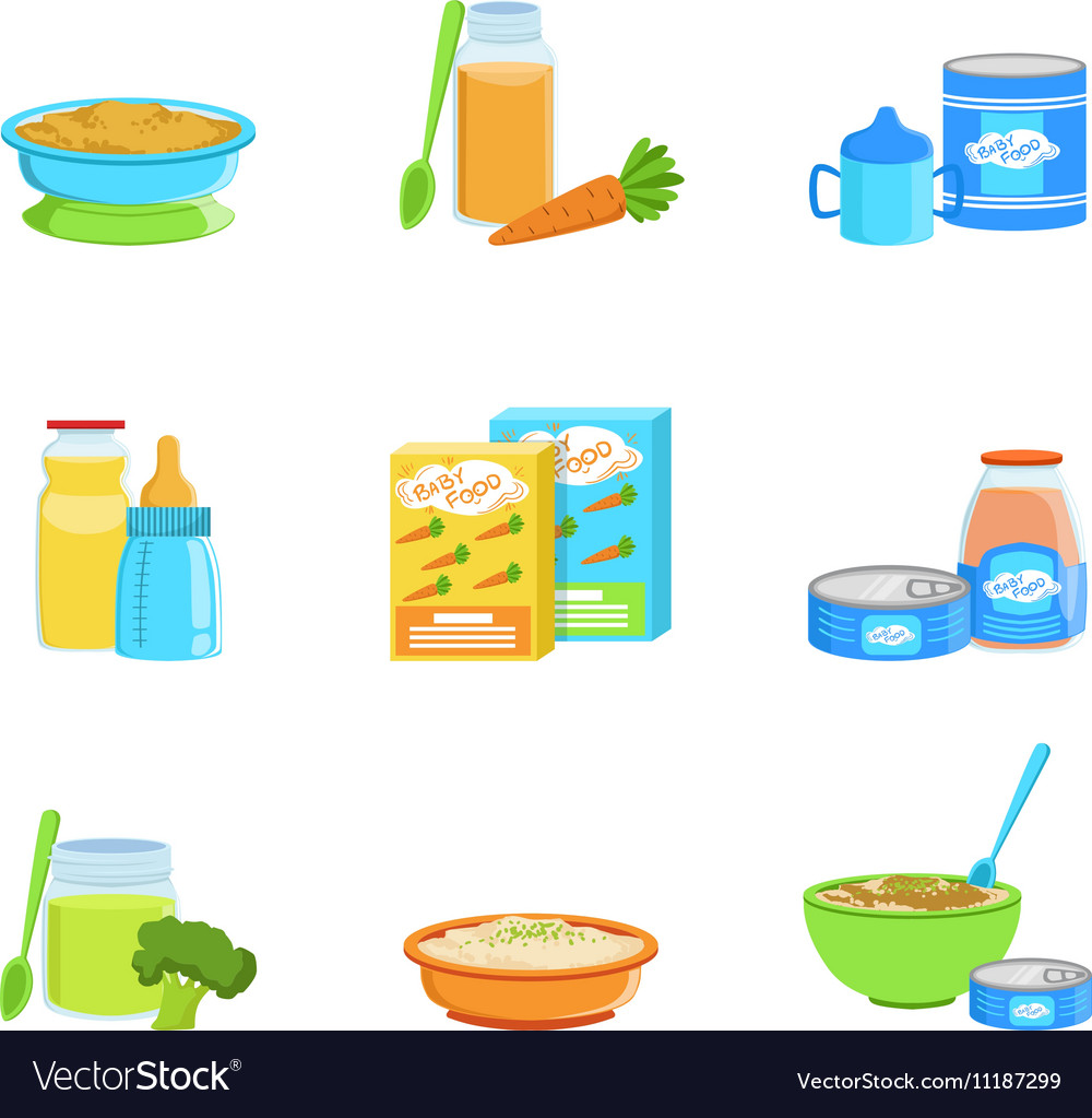 baby food vector