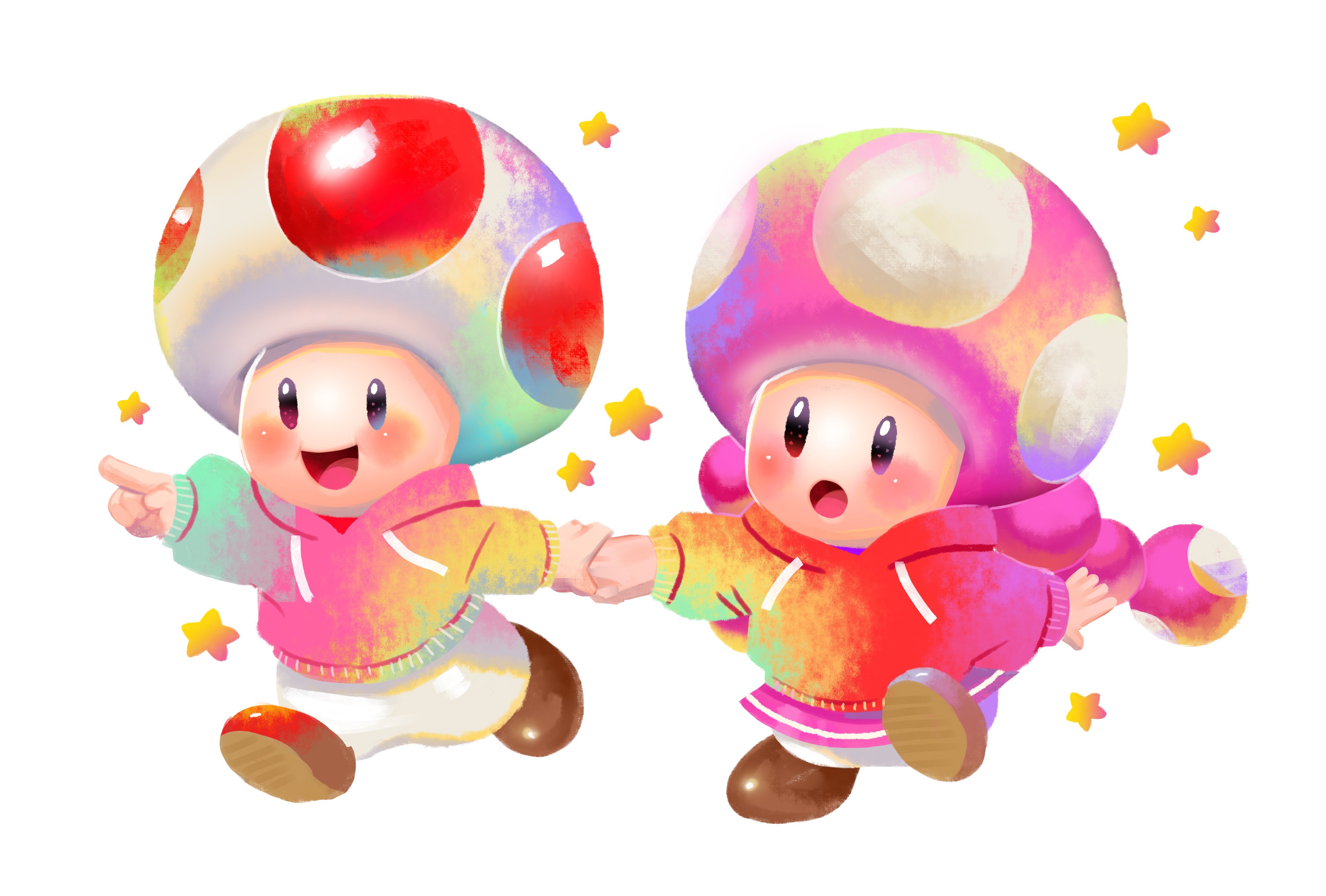 toad and toadette