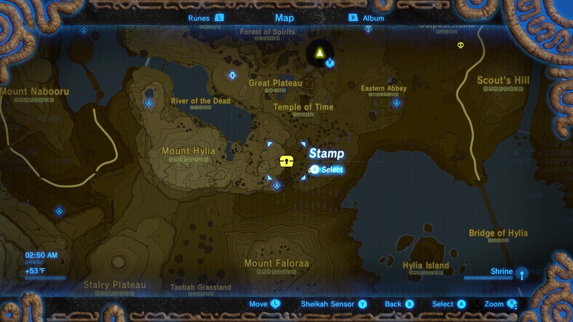 botw map great plateau