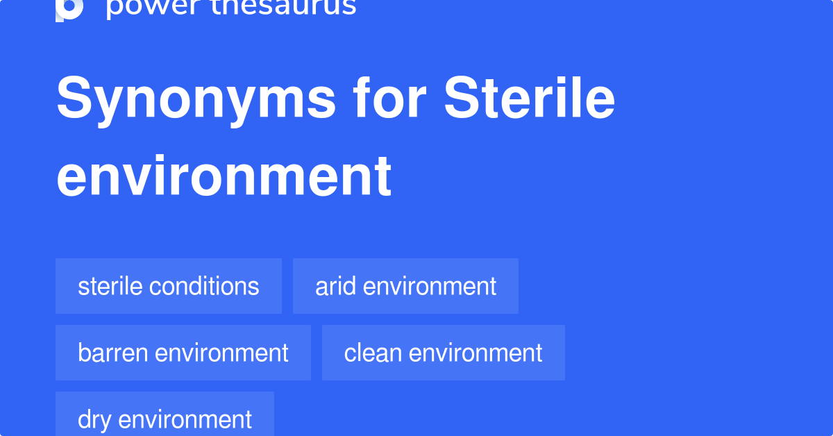 thesaurus sterile