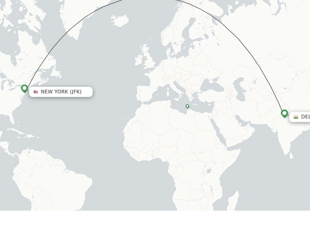 air india flight status from new york to delhi