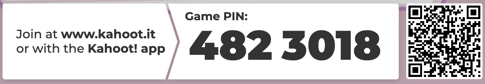 kahoot game pin