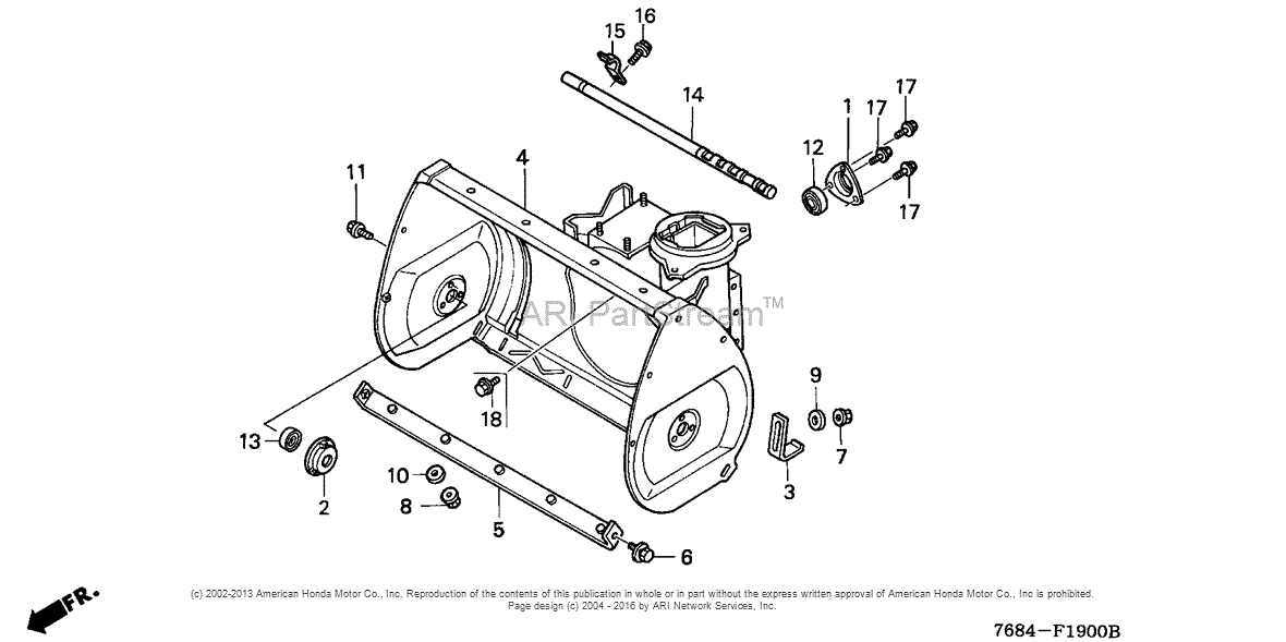 honda snowblower replacement parts