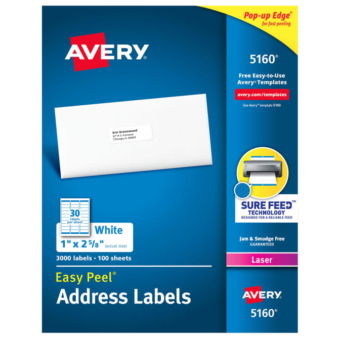 avery label 5160