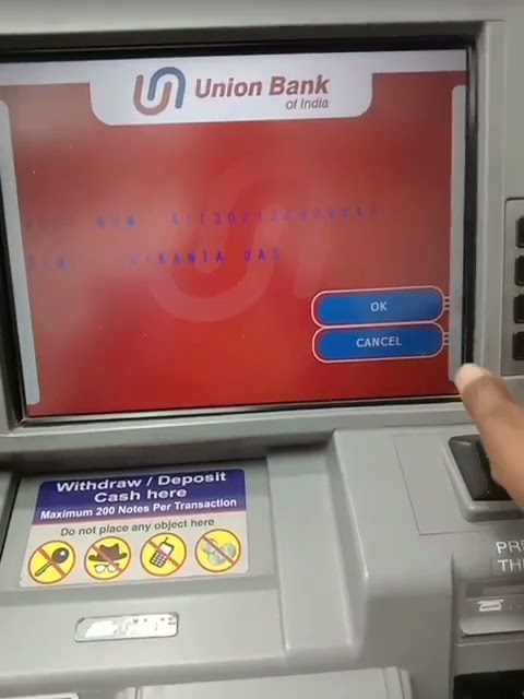 union bank deposit machine