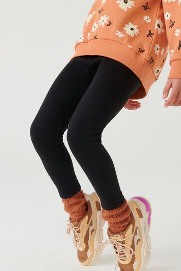 kids fleece lined leggings