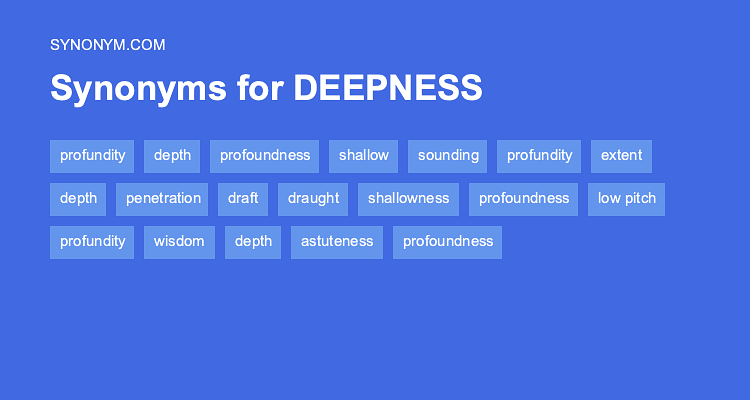 depth synonym