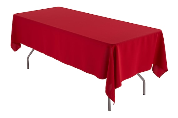 mantel rojo para mesa