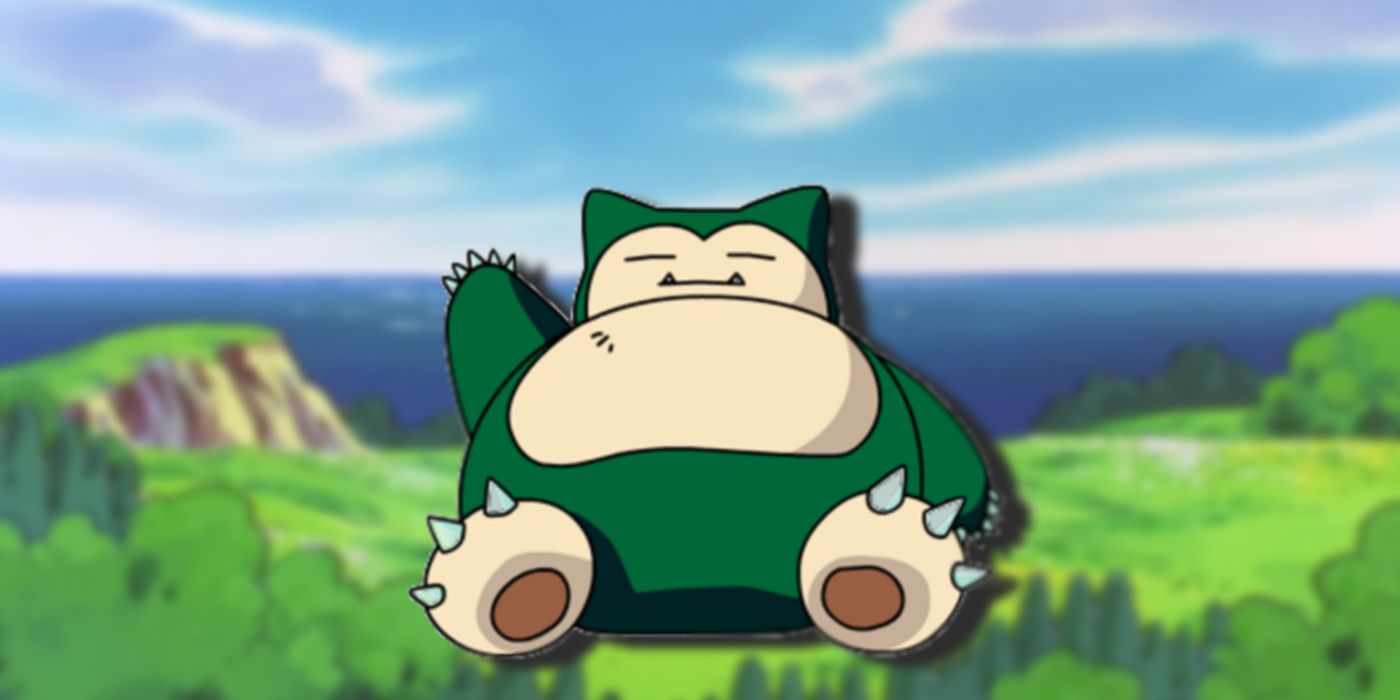 green snorlax pokemon sleep