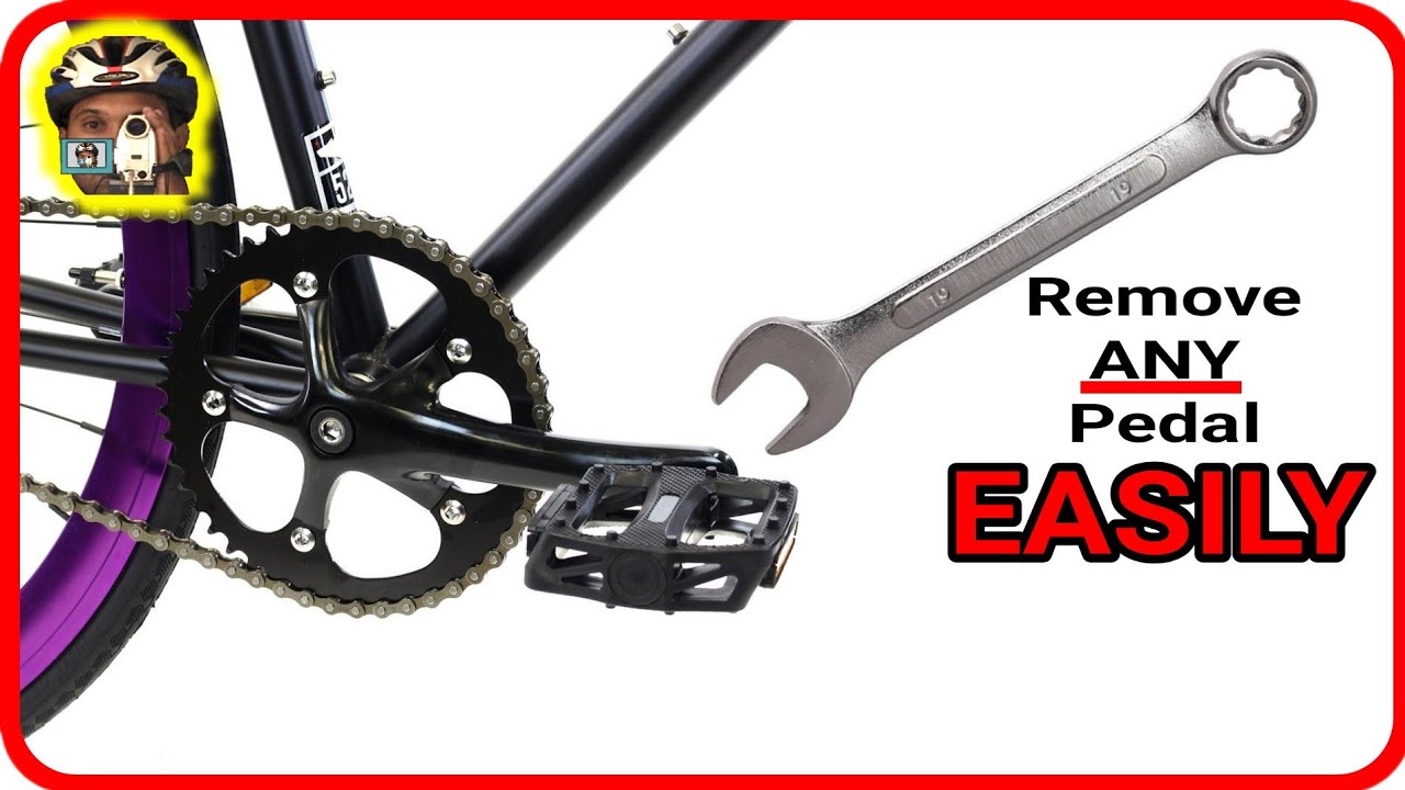 how to remove cycling pedals