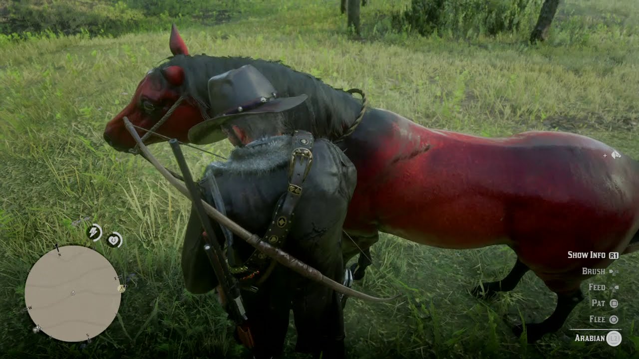 red arabian horse rdr2