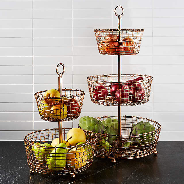 tiered fruit basket