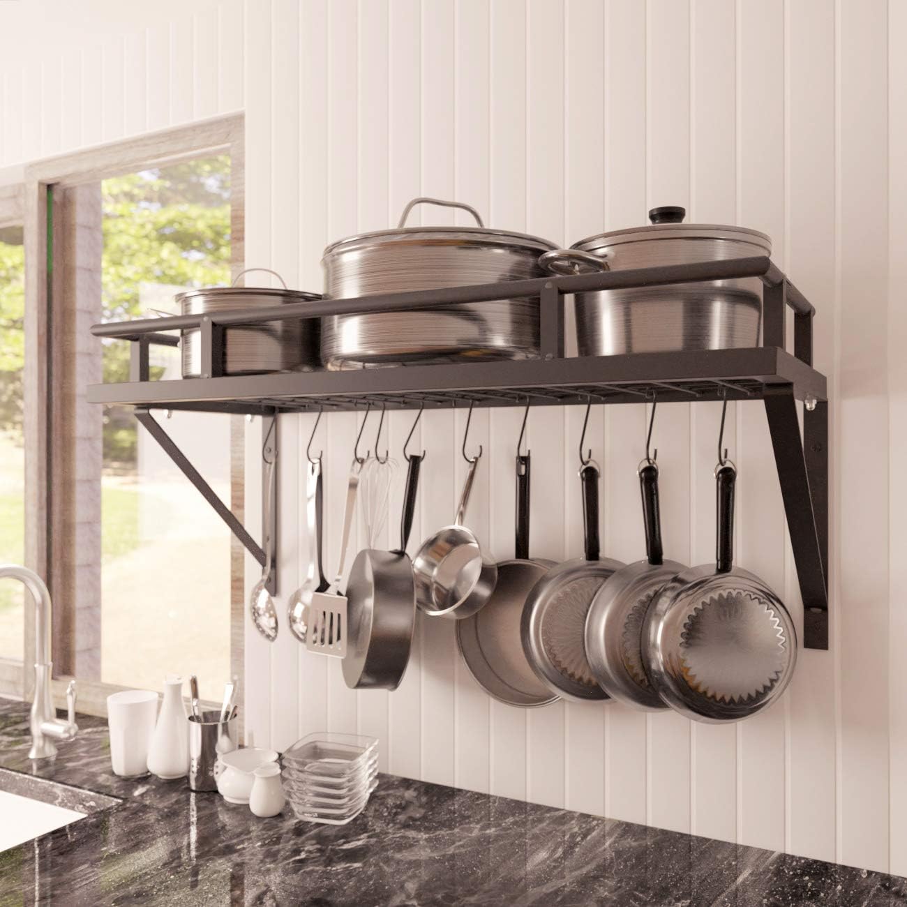 pot pan hanging rack