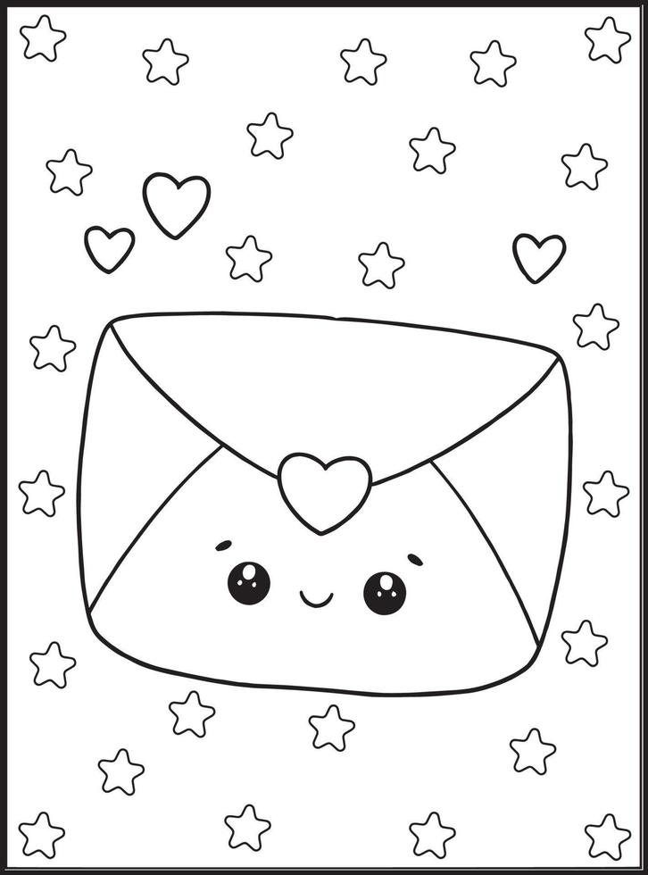 dibujo kawaii para colorear