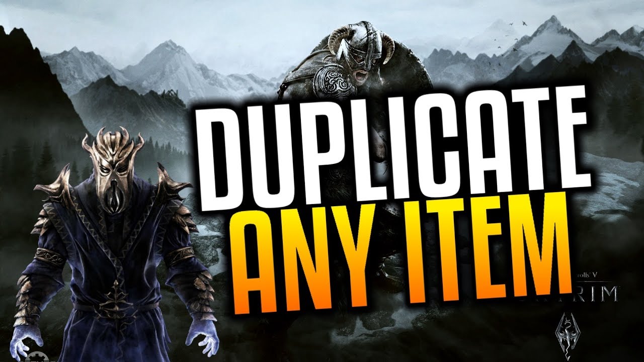 duplicating items skyrim