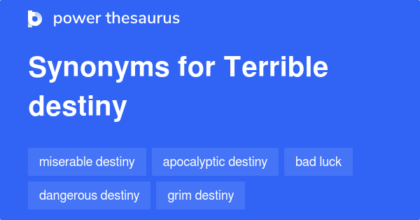 destiny thesaurus