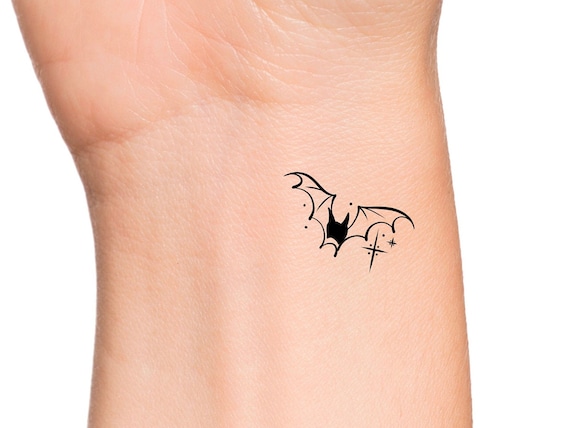 simple bat tattoo