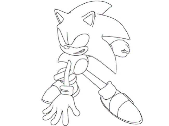 dark sonic ausmalbilder