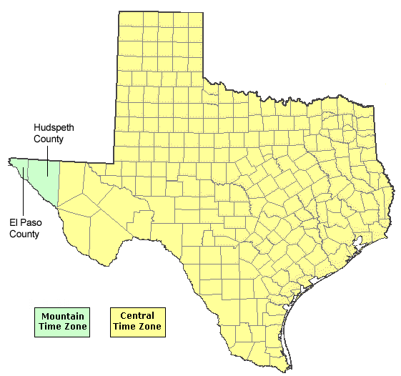 time difference between texas and arizona