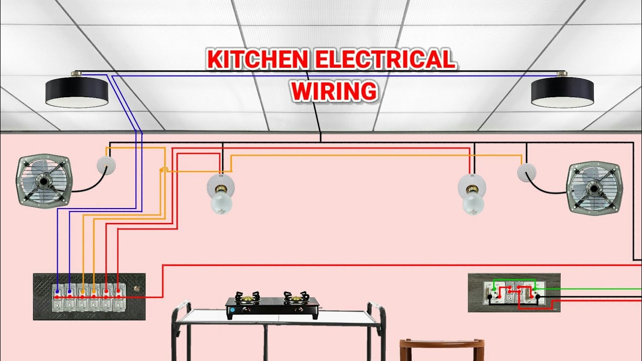 kitchen electrical wiring diagram