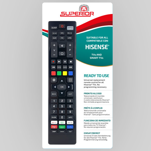 universal tv remote hisense