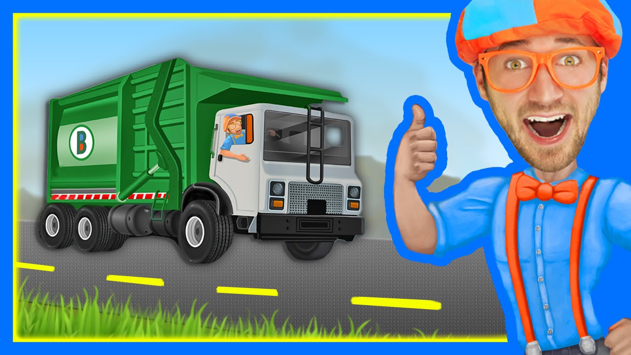 blippi the garbage truck song