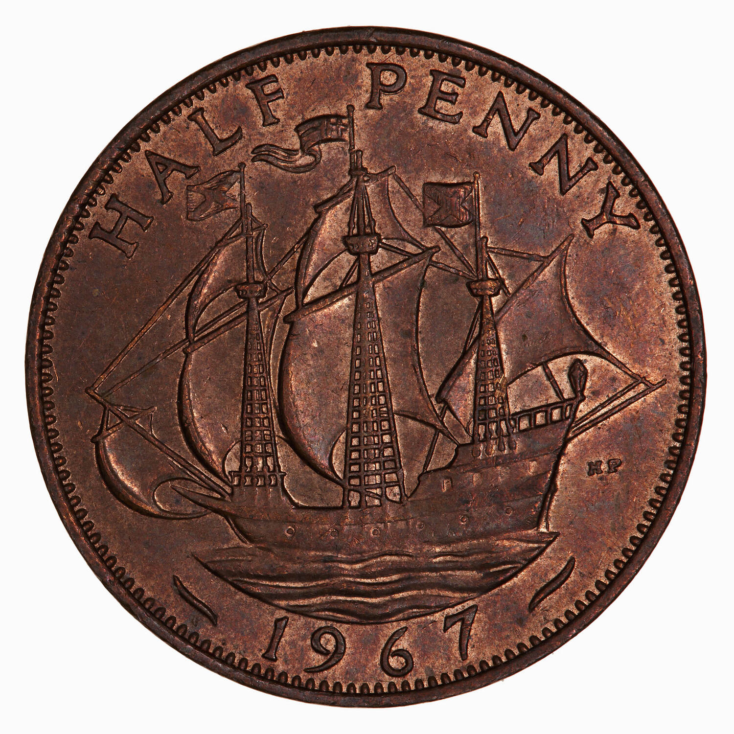 1967 half penny