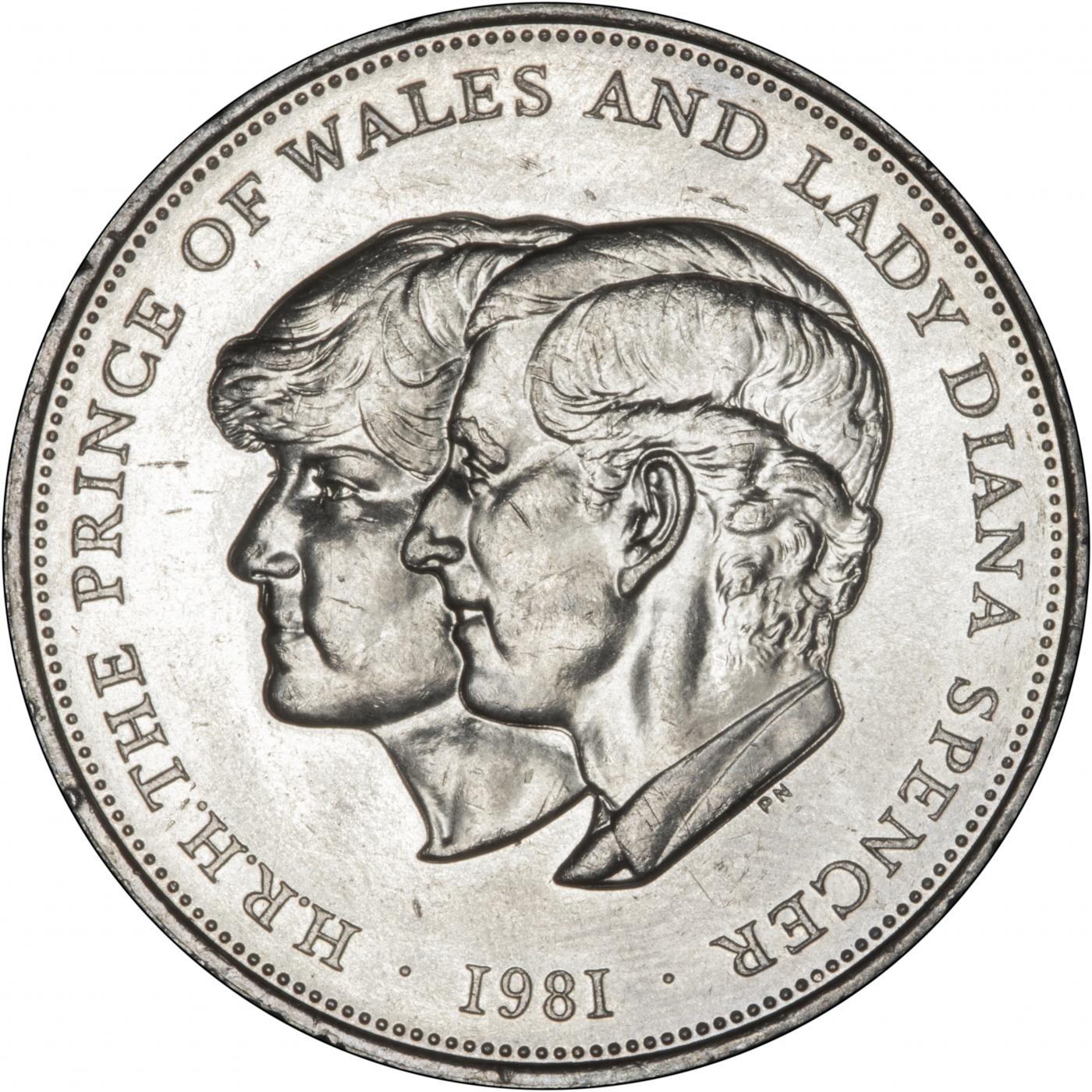 1981 prince of wales and lady diana coin