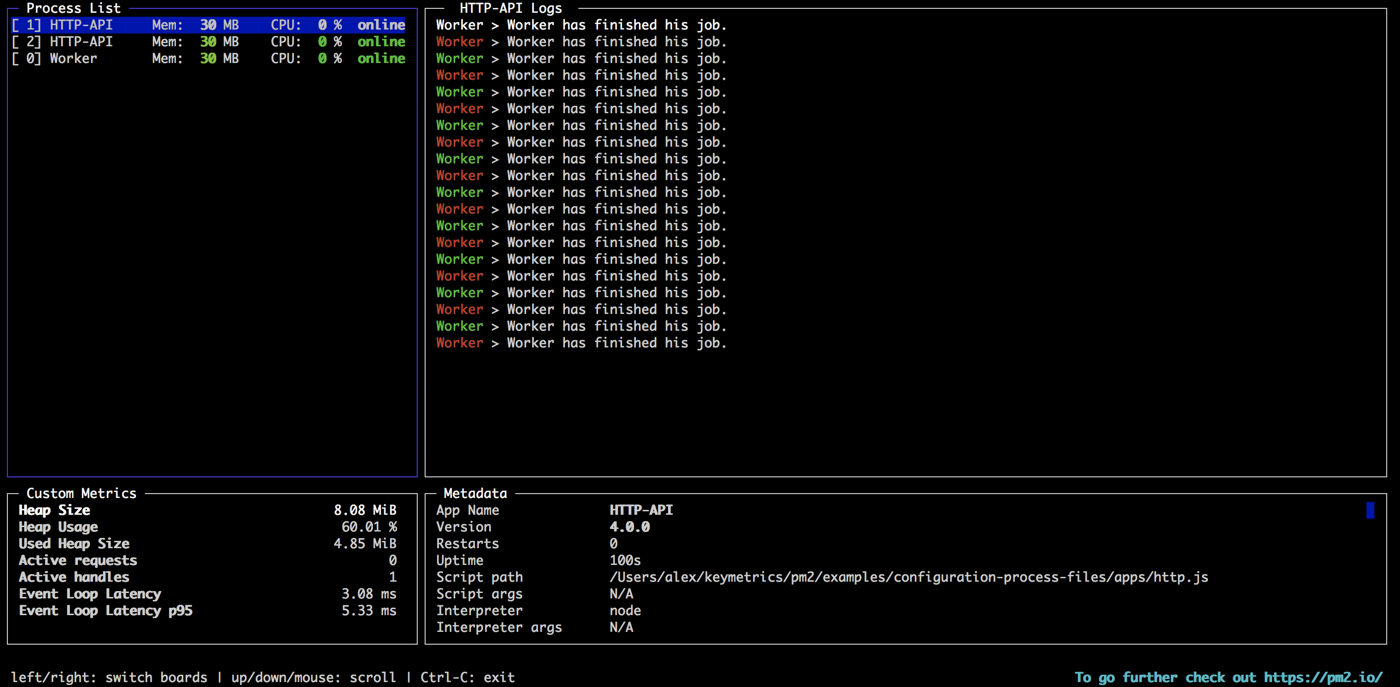 pm2 log errors