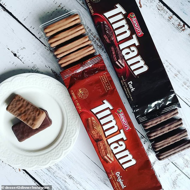 calories in a tim tam