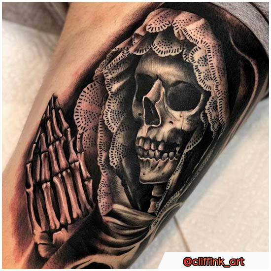 tattos de la santa muerte