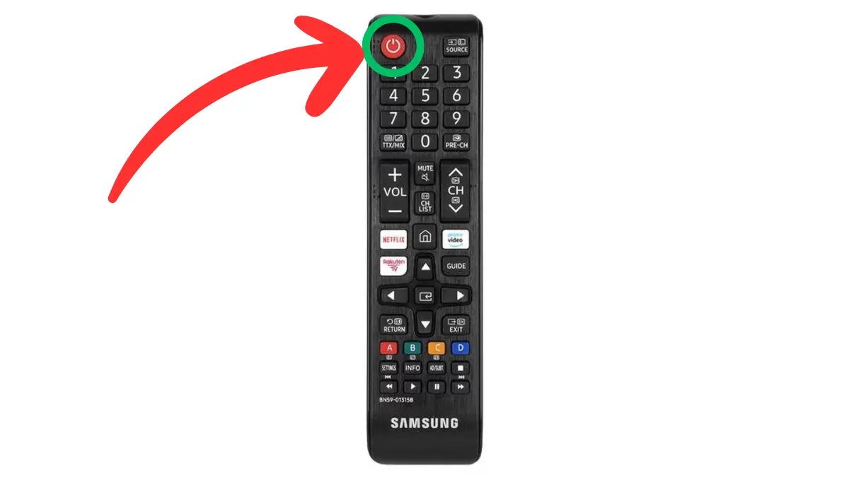 samsung tv remote blinks red