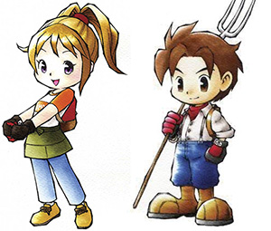 harvest moon a wonderful life characters