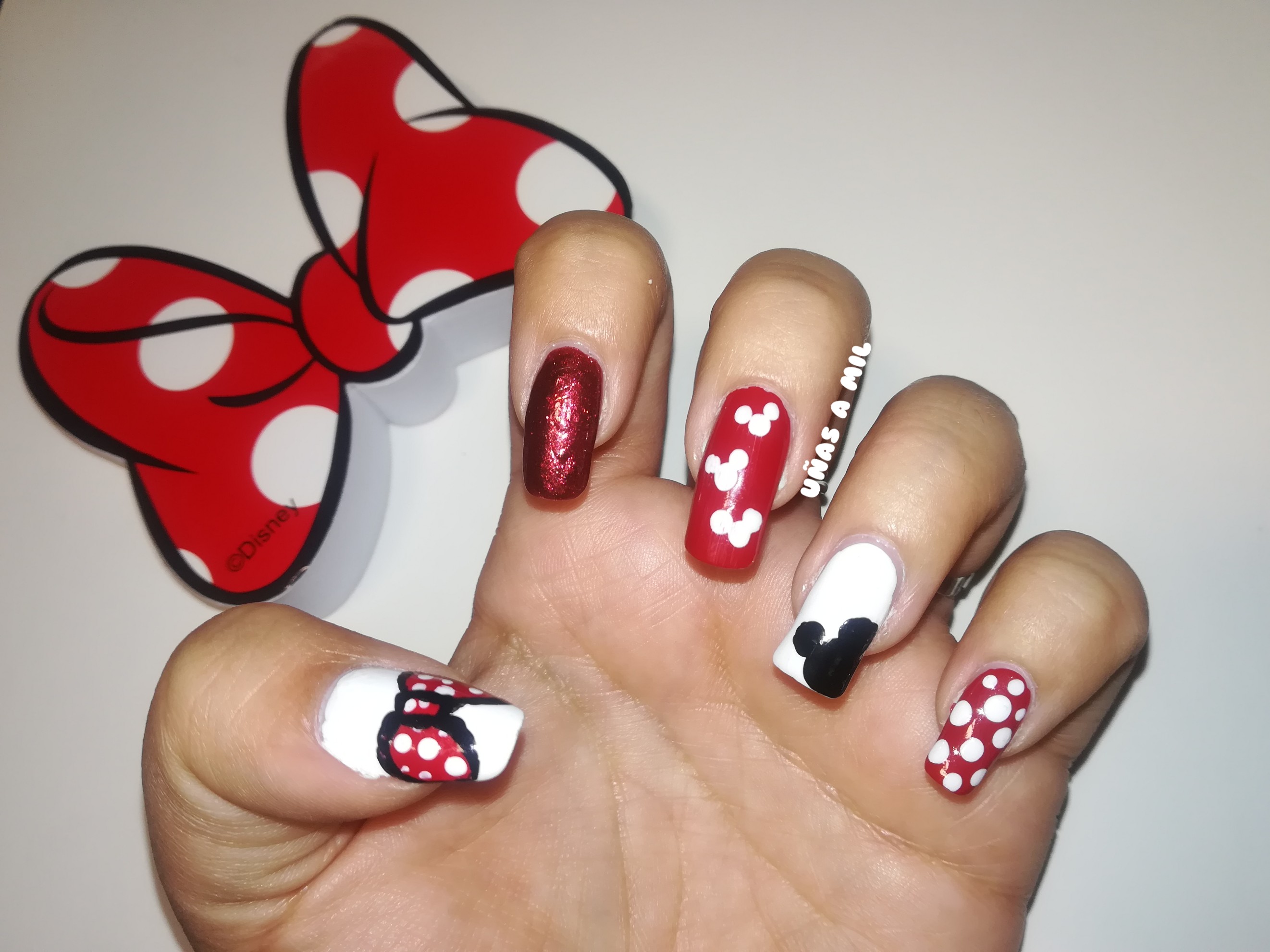 uñas dibujos disney