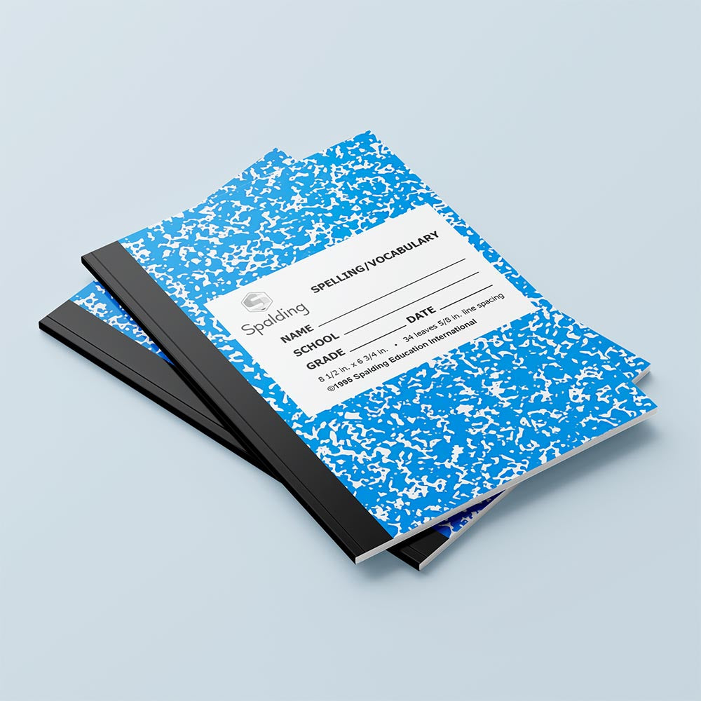 spelling notebook