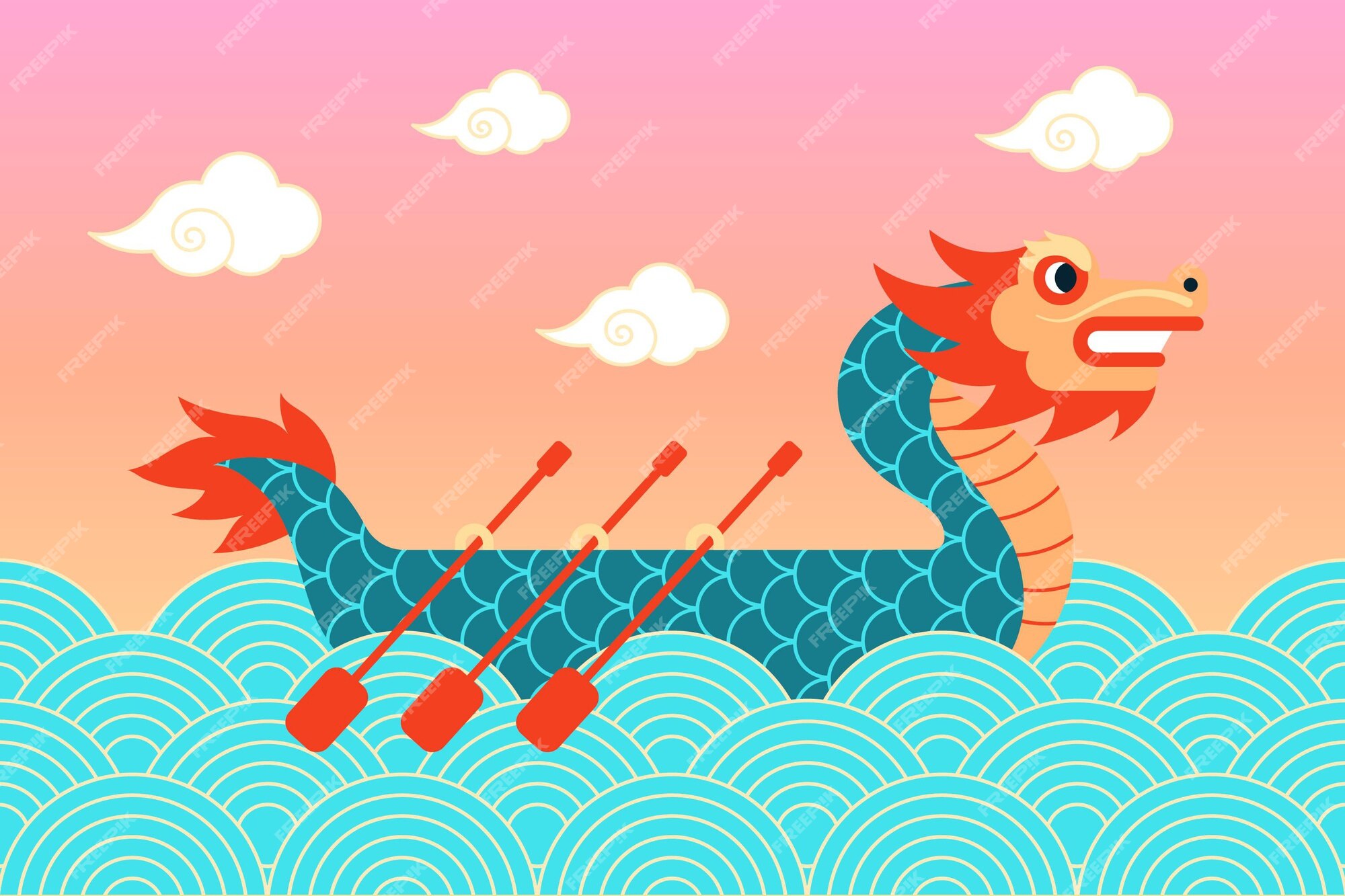 dragon boat wallpaper