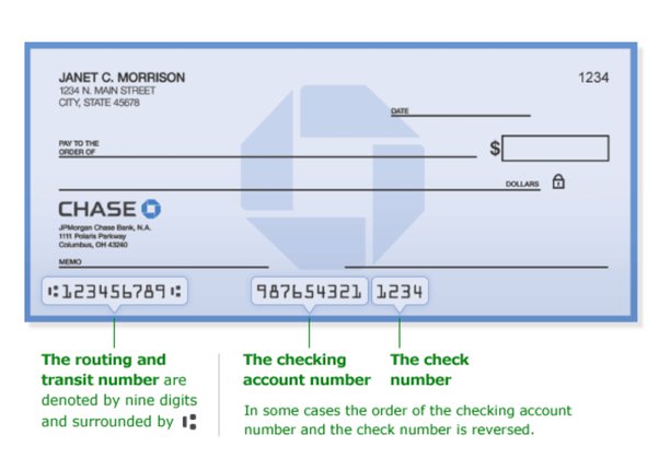 routing number for chase il