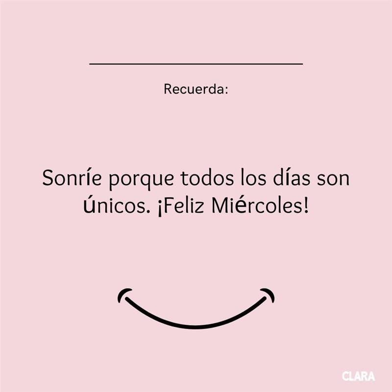 miercoles frases positivas