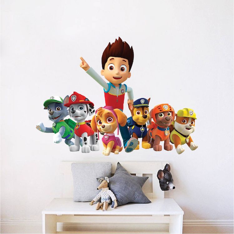 paw patrol wall stickers