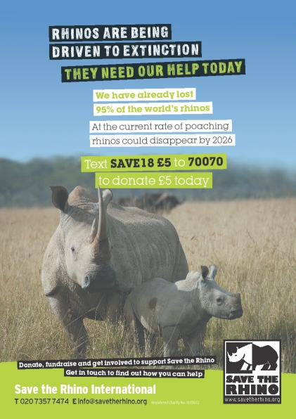 save rhino poster