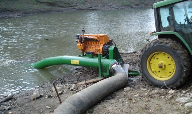 irrigation pump from lake