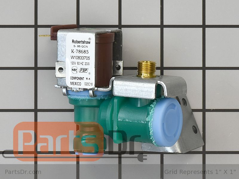 water inlet valve for whirlpool refrigerator