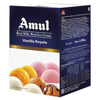 amul 4 litre ice cream price