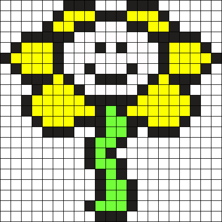 undertale pixel art grid